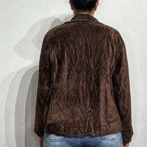 Don't Mess With Texas Brown Vintage Western Jacket Sz XL - Picture 9 of 11